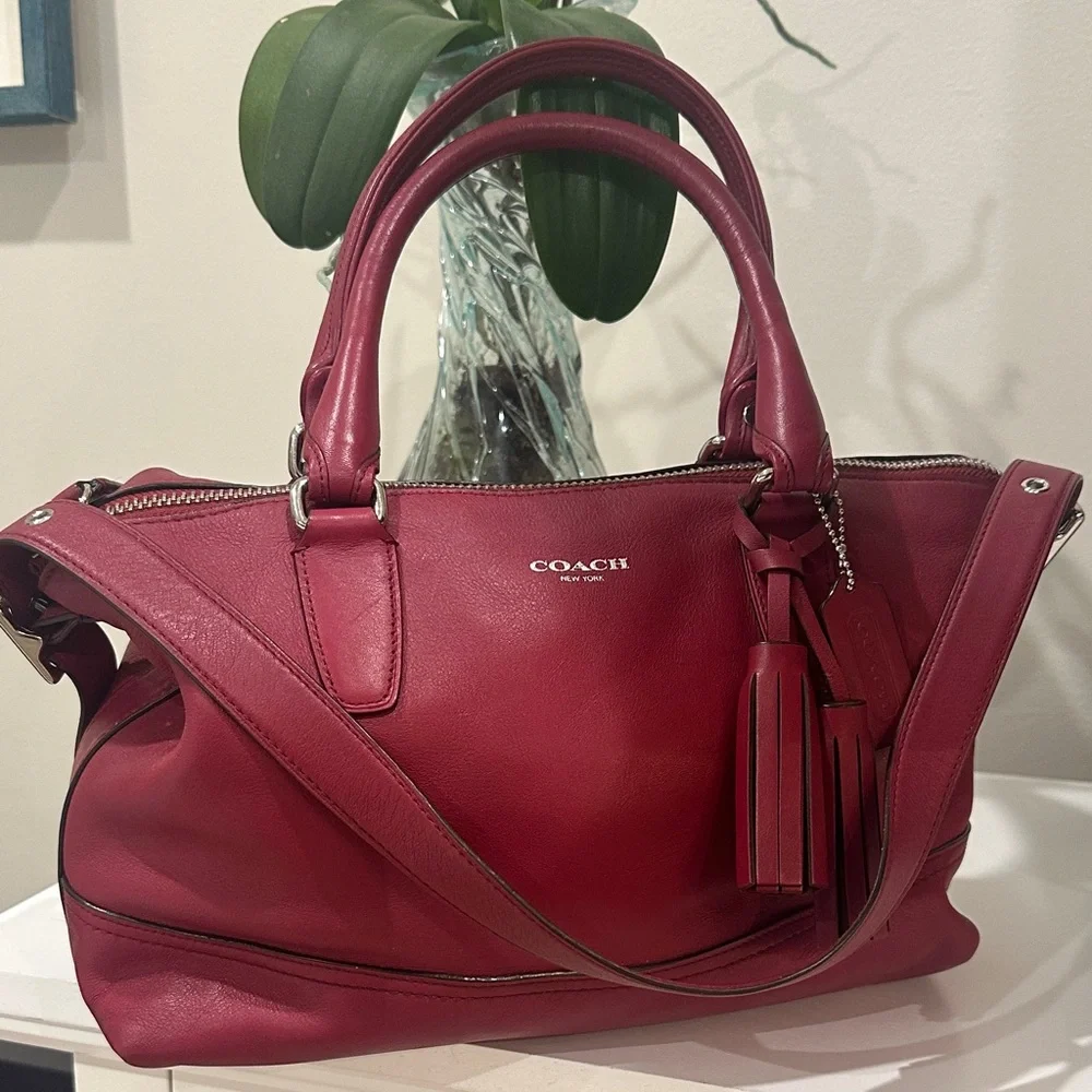 Coach Molly Legacy Leather Satchel